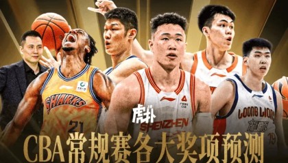 JRs预测CBA常规赛各奖项结果：贺希宁10w票当选MVP