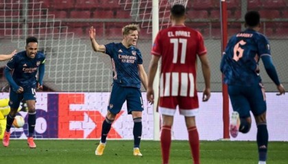 开云体育入口-【欧联杯】厄德高奈尼各献远射 阿森纳3比1希腊豪门